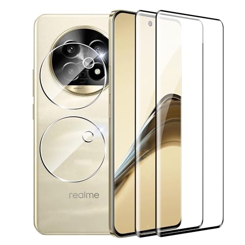 Effcotuo Panzerfolie für Realme 13 Pro/13 Pro+/13 Pro Plus 5G Schutzfolie für Panzerglas Kamera Schutzfolie 9H Härte Displayschutz Folie Anti-Scratch Ultra Dünn Displayschutzfolie von Effcotuo