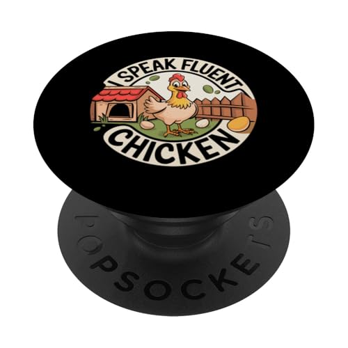 Homesteader Chicken Chicken Whisperer im Hinterhof PopSockets Klebender PopGrip von Egg Collector Farmhouse Chicken