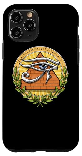 Hülle für iPhone 11 Pro Horusauge Symbol ägyptische Pharao Pyramiden Hieroglyphen von Egypt Pharaoh Spirit Clothing