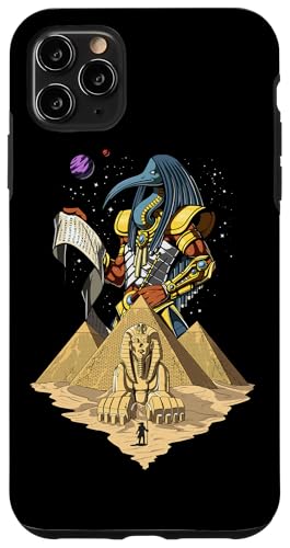 Hülle für iPhone 11 Pro Max Thoth ägyptischer Gott der Magie Mythologie Pyramiden von Egypt Pharaoh Spirit Clothing