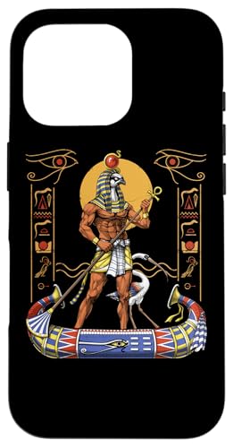 Hülle für iPhone 16 Pro Ägyptischer Gott Ra Mythologie Hieroglyphen Auge des Horus von Egypt Pharaoh Spirit Clothing