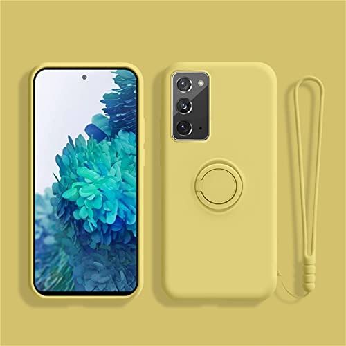 Einaily Hülle für Samsung Galaxy A71 Silikon Case, Galaxy A71 Handyhülle mit Ring Halter Ständer Kratzfeste Dünn Silikonhülle Kameraschutz Flexibel Bumper Case Schutzhülle für Samsung Galaxy A71 von Einaily