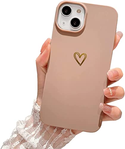 Einaily Hülle für iPhone 13 Mini Case Crystal Clear Handyhülle für iPhone 13 Mini Mode Chic Muster Ultra Dünn Silikon Herz Bumper Stoßfest Kratzfest Schutzhülle für iPhone 13 Mini Slim Case Cover von Einaily