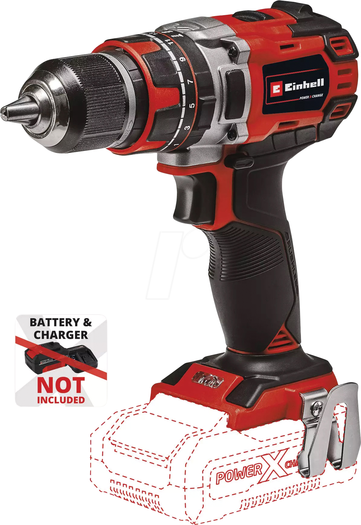 EINHELL 4513942 - Akku-Schlagbohrschrauber TP-CD 18/50, Power X-Change, ohne Akku EINHELL 4513942 - Akku-Schlagbohrschrauber TP-CD 18/50, Power X-Change, ohne Akku von Einhell