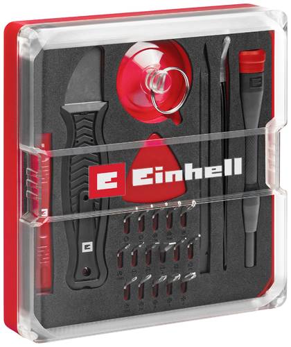 Einhell 115020 Bit-Set 28teilig T-Profil, Tri-Point, Schlitz, Pentalobe, Kreuzschlitz Phillips inkl. von Einhell