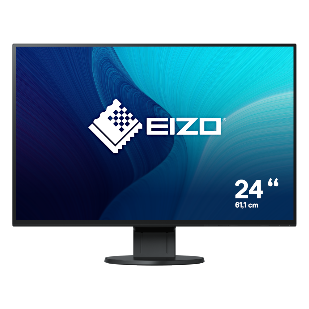 Eizo FlexScan EV2456-BK - IPS-Panel, Höhenverstellung, DisplayPo von Eizo