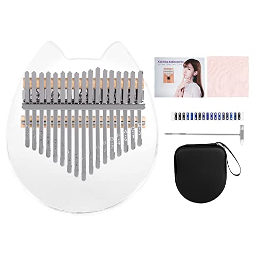 Acryl Kalimba 17-Tasten Daumen Klavier Finger Klavier Tragbare Musikinstrument Geschenke Für Kinder Erwachsene Amateur Und Anfänger von Eladcncmc