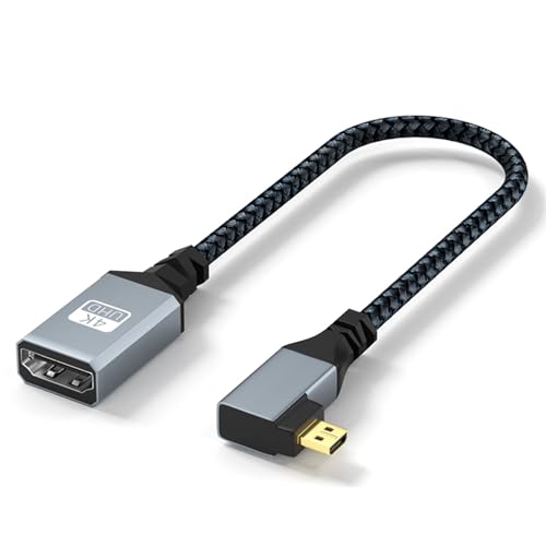 Eladcncmc 4K60hz Videokabel, 6 x 2,3 mm auf 14 x 4,5 mm Anschluss, 3840 x 2160P, für Video-Streaming-Leitungsverlängerung, 3840 x 2160P von Eladcncmc