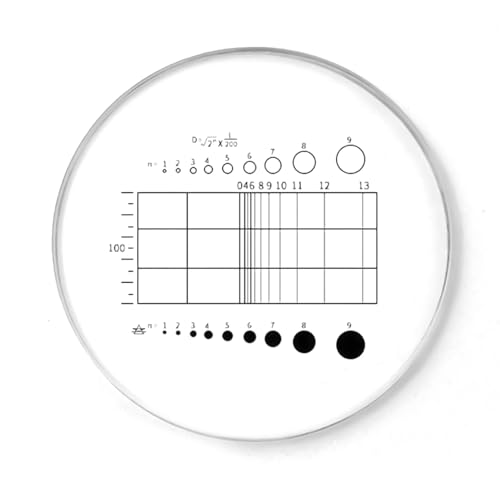 Mikroskop-Kalibrierungsschieber, Kalibrierungslineal, Objektschieber, Bühnenmikrometer, Acrylmikroskop, Okularabsehenkugel, Okular von Eladcncmc