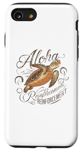 Hülle für iPhone SE (2020) / 7 / 8 Schildkröten-Design, hawaiianischer Stil von ElasTee
