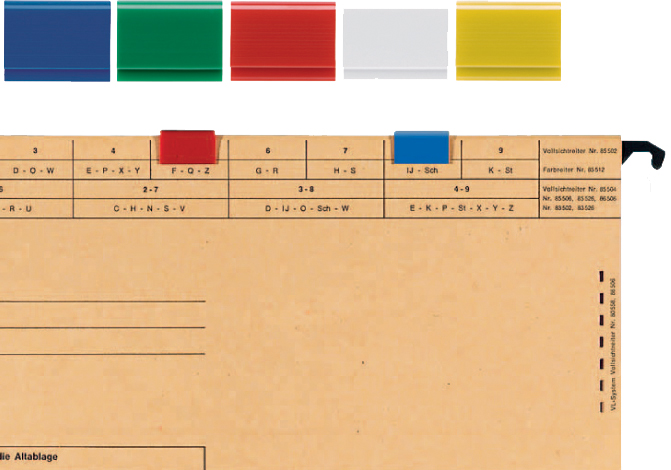 ELBA Farbreiter, aus PVC, zum Aufstecken, weiß von Elba