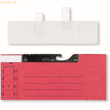Elba Einsteckschild für Pendelhefter,-mappen,-taschen SK 50x18mm farbl Elba Einsteckschild für Pendelhefter,-mappen,-taschen SK 50x18mm farbl von Elba