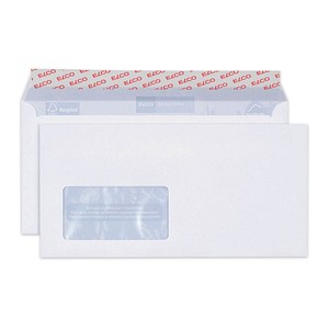 ELCO Briefumschläge Proclima DIN lang mit Fenster weiß haftklebend 500 St. von Elco