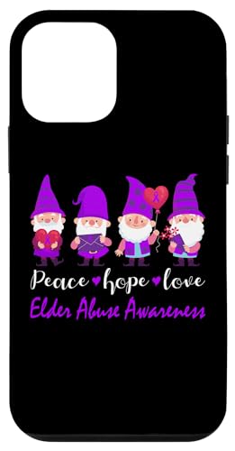 Hülle für iPhone 12 mini Niedliche Zwerge Frieden Hoffnung Liebe Ältere Missbrauch Bewusstsein lustig von Elder Abuse Awareness products (Lwaka)