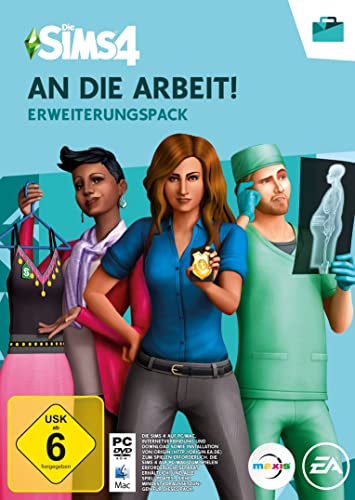 Die Sims 4 Arbeit! (EP1) | Erweiterungspack | PC/Mac | VideoGame | Code in der Box | Deutsch von Electronic Arts