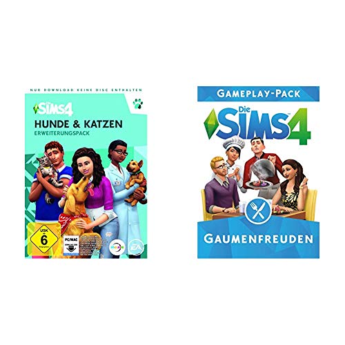 Die Sims 4 - Hunde & Katzen Edition DLC [PC Download ‚Äì Origin Code] & The Sims 4 - Gaumenfreuden DLC [PC Code - Origin] von Electronic Arts
