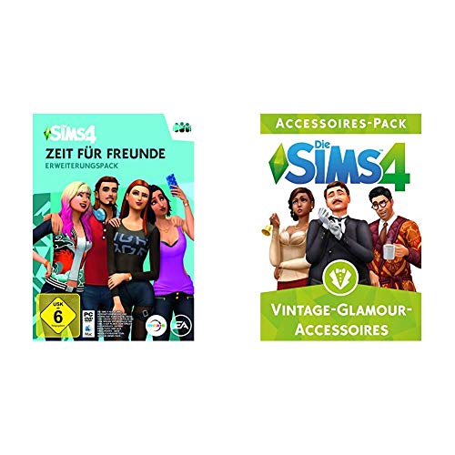 Die Sims 4 - Zeit f√ºr Freunde DLC [PC Code - Origin] & Die Sims 4 Accessoires Vintage Stuff DLC [PC Code - Origin] von Electronic Arts