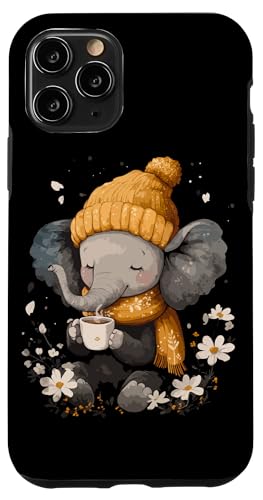 Elefanten Frauen Kleidung Kaffee Deko Kinder Mädchen Elefant Hülle für iPhone 11 Pro von Elefant Damen Kleidung Herren Elefant Kaffee Deko