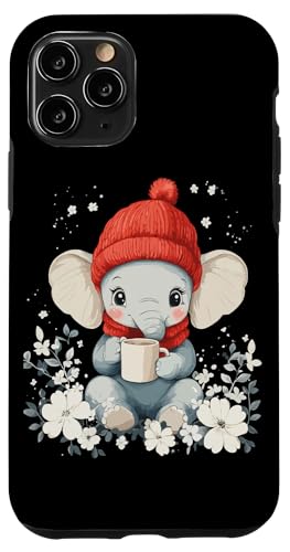 Elefanten Frauen Kleidung Kaffee Deko Kinder Mädchen Elefant Hülle für iPhone 11 Pro von Elefant Damen Kleidung Herren Elefant Kaffee Deko