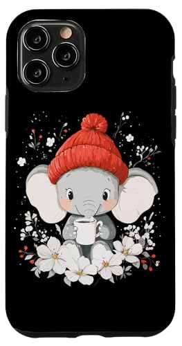 Elefanten Frauen Kleidung Kaffee Deko Kinder Mädchen Elefant Hülle für iPhone 11 Pro von Elefant Damen Kleidung Herren Elefant Kaffee Deko