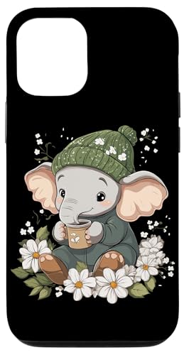 Elefanten Frauen Kleidung Kaffee Deko Kinder Mädchen Elefant Hülle für iPhone 12/12 Pro von Elefant Damen Kleidung Herren Elefant Kaffee Deko