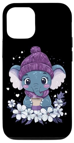 Elefanten Frauen Kleidung Kaffee Deko Kinder Mädchen Elefant Hülle für iPhone 12/12 Pro von Elefant Damen Kleidung Herren Elefant Kaffee Deko