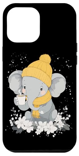 Elefanten Frauen Kleidung Kaffee Deko Kinder Mädchen Elefant Hülle für iPhone 12 Pro Max von Elefant Damen Kleidung Herren Elefant Kaffee Deko