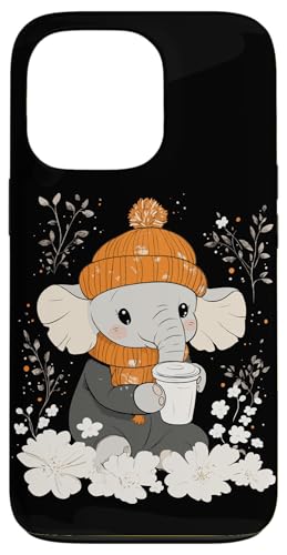 Elefanten Frauen Kleidung Kaffee Deko Kinder Mädchen Elefant Hülle für iPhone 13 Pro von Elefant Damen Kleidung Herren Elefant Kaffee Deko