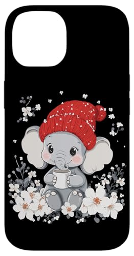 Elefanten Frauen Kleidung Kaffee Deko Kinder Mädchen Elefant Hülle für iPhone 14 von Elefant Damen Kleidung Herren Elefant Kaffee Deko