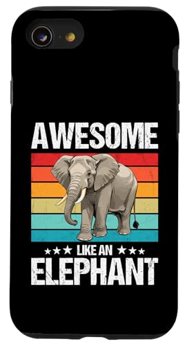 Elefanten Elefant Hülle für iPhone SE (2020) / 7 / 8 von Elefanten Elefant Geschenk Shop