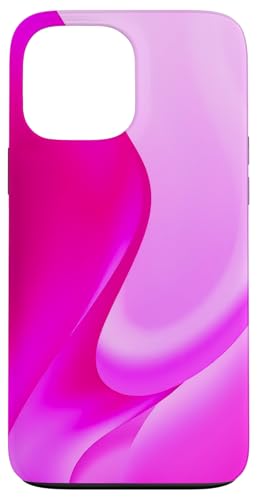 Hülle für iPhone 13 Pro Max Rosa abstrakte Kunst Modernes ästhetisches Design von Elegant Pink Abstract Art Designs