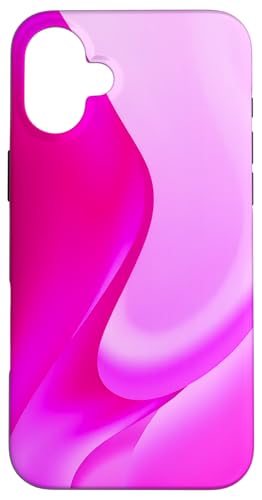 Hülle für iPhone 16 Plus Rosa abstrakte Kunst Modernes ästhetisches Design von Elegant Pink Abstract Art Designs