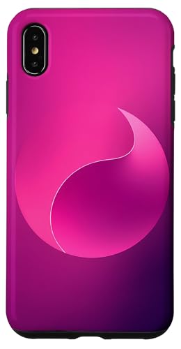 Hülle für iPhone XS Max Niedliche abstrakte Kunst in minimalistischer rosa Pastell-Ästhetik von Elegant Pink Abstract Art Designs