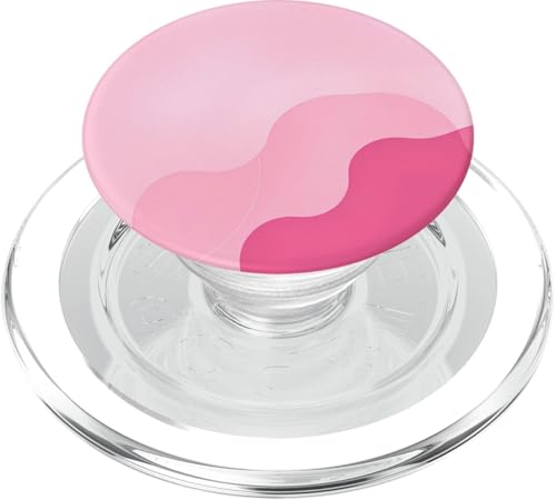 Minimale rosa abstrakte Kunst PopSockets PopGrip für MagSafe von Elegant Pink Abstract Art Designs