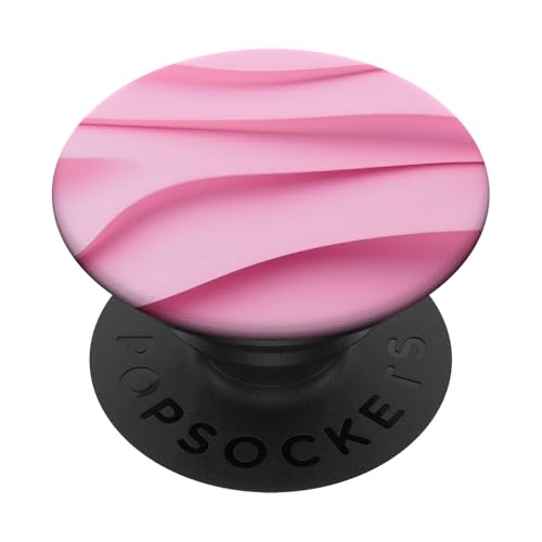 Niedliche pastellrosa ästhetische Kunst mit minimalistischem Charme PopSockets Klebender PopGrip von Elegant Pink Abstract Art Designs