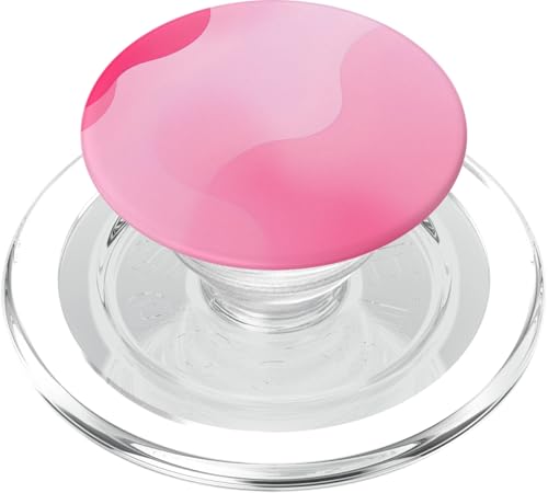 Niedliche rosa Pastell-abstrakte Kunst PopSockets PopGrip für MagSafe von Elegant Pink Abstract Art Designs