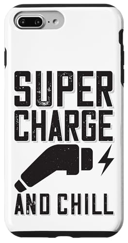 Hülle für iPhone 7 Plus/8 Plus Supercharge And Chill - für Elektro Auto Fans Elektroauto von Elektro E-Auto Ladestation und eAuto Designs