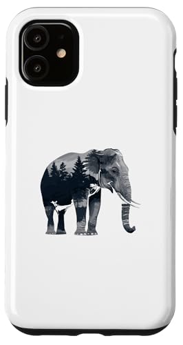 Hülle für iPhone 11 Natur Wald Elefant Elefanten von Elephants Elephant Lover Gifts