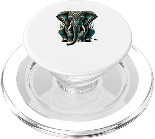 Mandala Art Elefant Elefanten PopSockets PopGrip für MagSafe von Elephants Elephant Lover Gifts