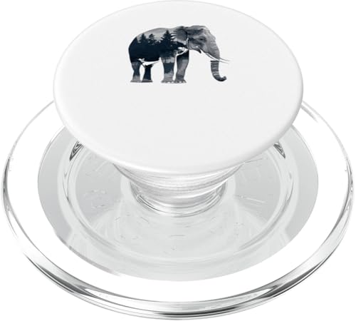 Natur Wald Elefant Elefanten PopSockets PopGrip für MagSafe von Elephants Elephant Lover Gifts