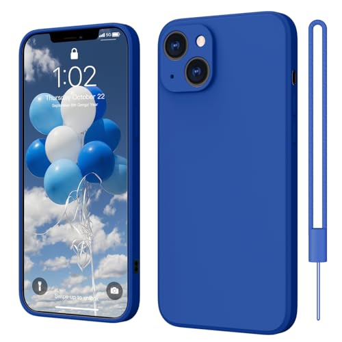 iPhone 13 Hülle Silikon Case, ElestBela Hanyhülle iPhone 13 Ultra Dünn Slim mit Microfiber, Kratzfeste Rundumschutz Case Schutzhülle Hülle für iPhone 13 6.1'' Königsblau iPhone 13 Hülle Silikon Case, ElestBela Hanyhülle iPhone 13 Ultra Dünn Slim mit Microfiber, Kratzfeste Rundumschutz Case Schutzhülle Hülle für iPhone 13 6.1'' Königsblau von ElestBela