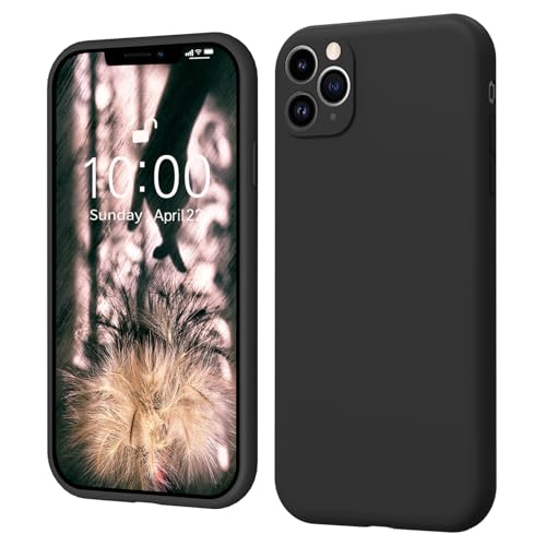 iPhone 11 Pro Hülle Silikon Case, ElestBela Hanyhülle iPhone 11 Pro Ultra Dünn Slim mit Microfiber, Kratzfeste Rundumschutz Case Schutzhülle Hülle für iPhone 11 Pro 5.8'' Dunkel Schwarz iPhone 11 Pro Hülle Silikon Case, ElestBela Hanyhülle iPhone 11 Pro Ultra Dünn Slim mit Microfiber, Kratzfeste Rundumschutz Case Schutzhülle Hülle für iPhone 11 Pro 5.8'' Dunkel Schwarz von ElestBela
