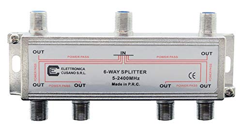 6633 - Splitter/6-Wege-Verteiler für Tv/Sat von Elettronica Cusano