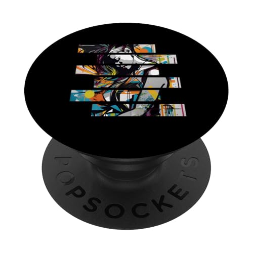 Urban Flow: Fragmentierte Rhythmen PopSockets mit austauschbarem PopGrip von Eleven Sunsets