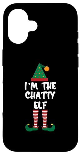 Hülle für iPhone 16 I'm The Chatty Elf Weihnachtskostüm, Elfengruppe von Elf Group Matching Christmas