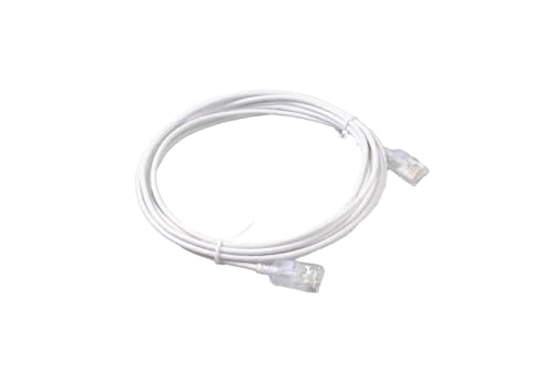 Elfcam® - 10m Slim Cat 6 Ethernet Kabel, LAN WAN Netzwerkkabel Cat6 32AWG,Ultra Slim Weiß (10 Meter) von Elfcam