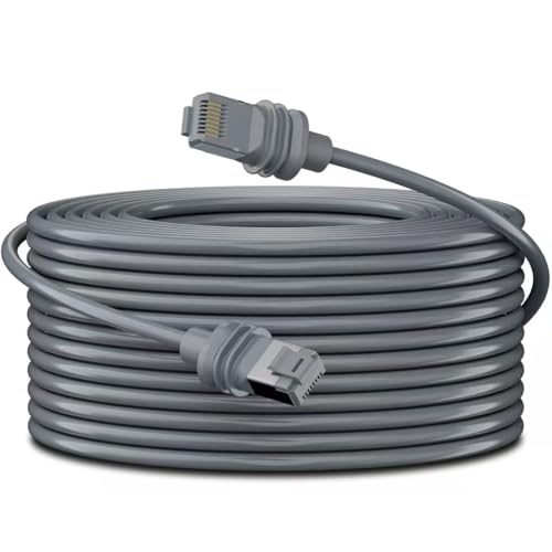 Elfcam - 100 m Starlink Gen 3, Ethernet-Kabel Cat6 26 AWG für Innen- und Außenbereich, Verlängerungskabel Starlink Gen 3/Mini, 100 Meter von Elfcam