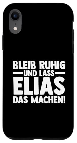 Hülle für iPhone XR Vorname Elias von Elias Geschenk