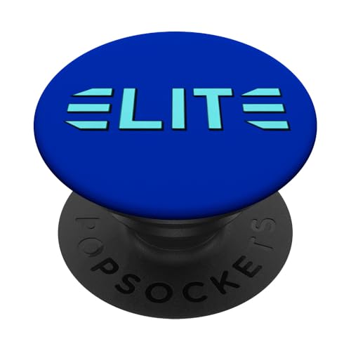 Blaue Elite-Beleuchtung PopSockets Klebender PopGrip von $Elite Token Merch