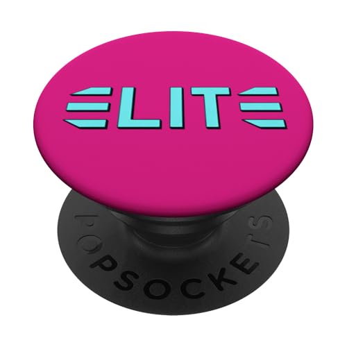 Rosa Elite Lit PopSockets Klebender PopGrip von $Elite Token Merch